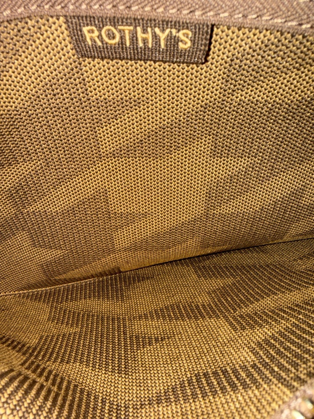 NWT Rothy’s Tote Dark Camel Houndstooth with matching pouch (no tags) - Picture 12 of 15
